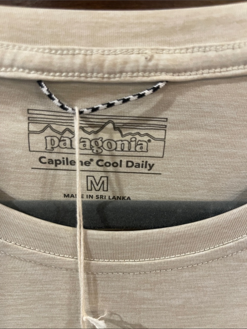 Patagonia women’s  Crewneck Tee in Light Tan - Picture 3 of 6